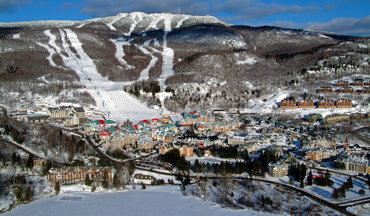 Mont Tremblant Ski Resort - Aerial View